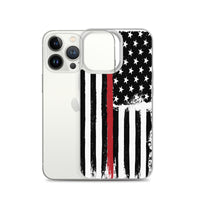 Thin Red Line - Fire Service  -  iPhone Case