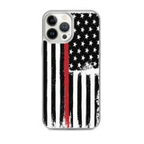 Thin Red Line - Fire Service  -  iPhone Case