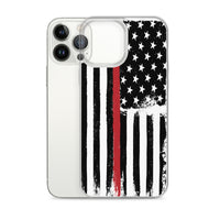 Thin Red Line - Fire Service  -  iPhone Case