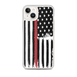 Thin Red Line - Fire Service  -  iPhone Case