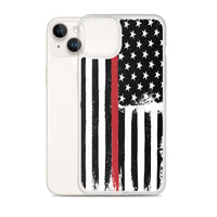 Thin Red Line - Fire Service  -  iPhone Case