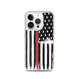 Thin Red Line - Fire Service  -  iPhone Case