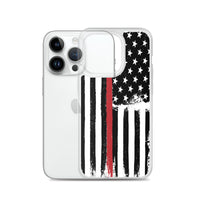 Thin Red Line - Fire Service  -  iPhone Case