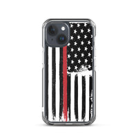 Thin Red Line - Fire Service  -  iPhone Case