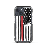 Thin Red Line - Fire Service  -  iPhone Case