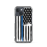 Thin Blue Line - Law Enforcement  -  iPhone Case
