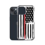 Thin Red Line - Fire Service  -  iPhone Case