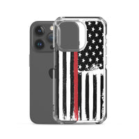 Thin Red Line - Fire Service  -  iPhone Case