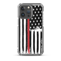 Thin Red Line - Fire Service  -  iPhone Case