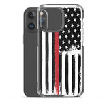 Thin Red Line - Fire Service  -  iPhone Case