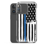 Thin Blue Line - Law Enforcement  -  iPhone Case