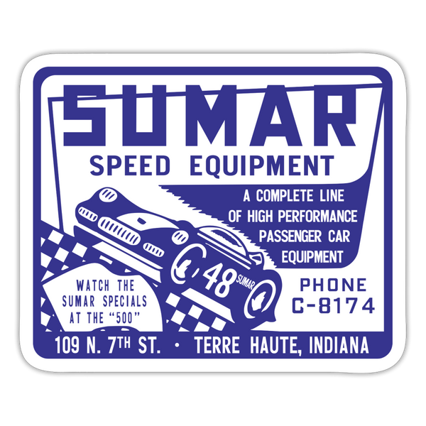 Sumar Speed Equipment - design 1   - Sticker - white matte