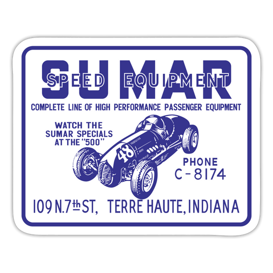 Sumar Speed Equipment - design 2   - Sticker - white matte