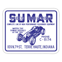 Sumar Speed Equipment - design 2   - Sticker - white matte