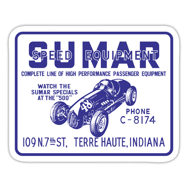 Sumar Speed Equipment - design 2   - Sticker - white matte