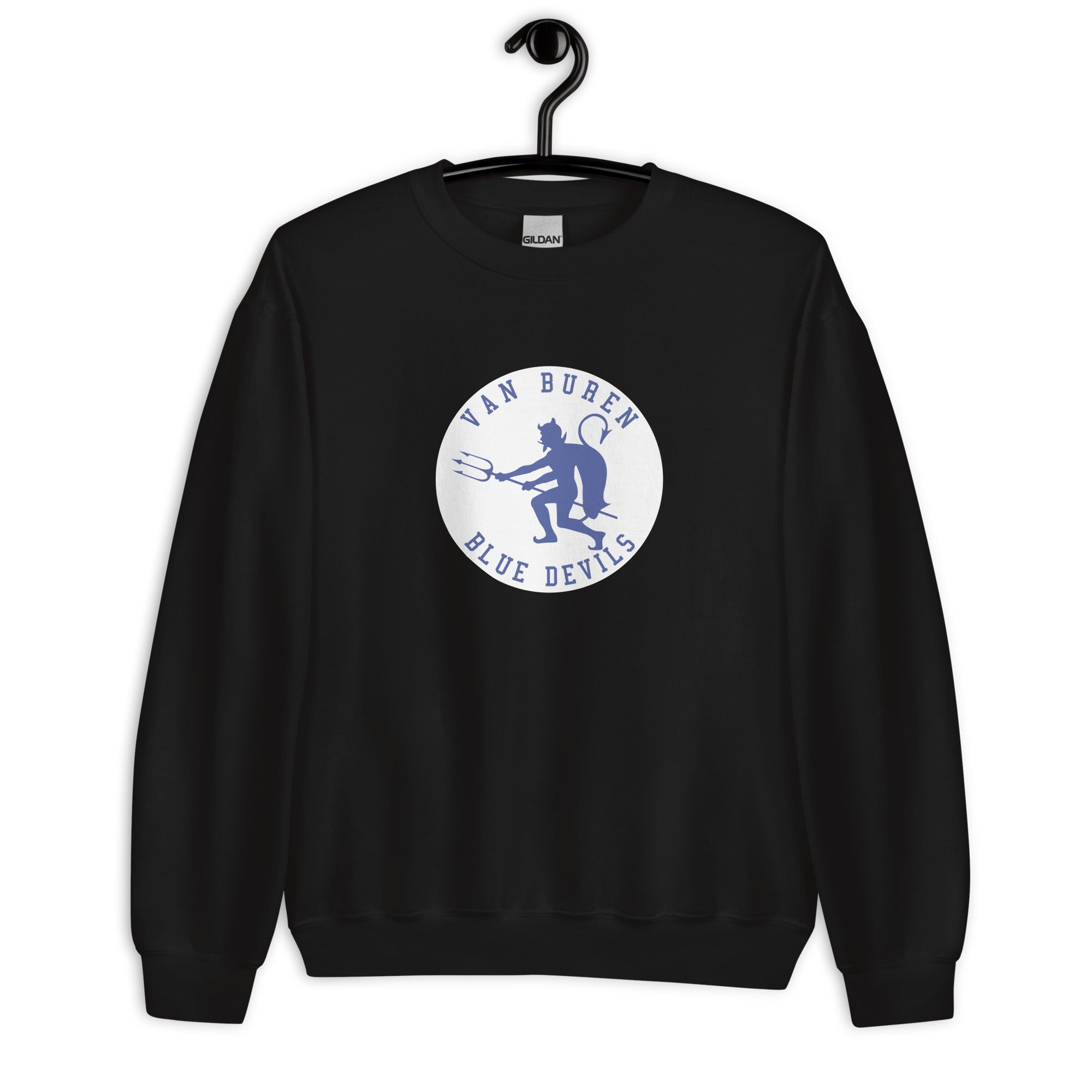 Van Buren HS Blue Devils - mascot design 2  -  Unisex Sweatshirt