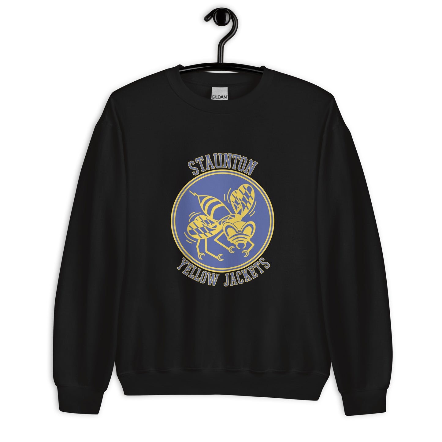 Staunton HS Yellow Jackets - center court design  -  Unisex Sweatshirt