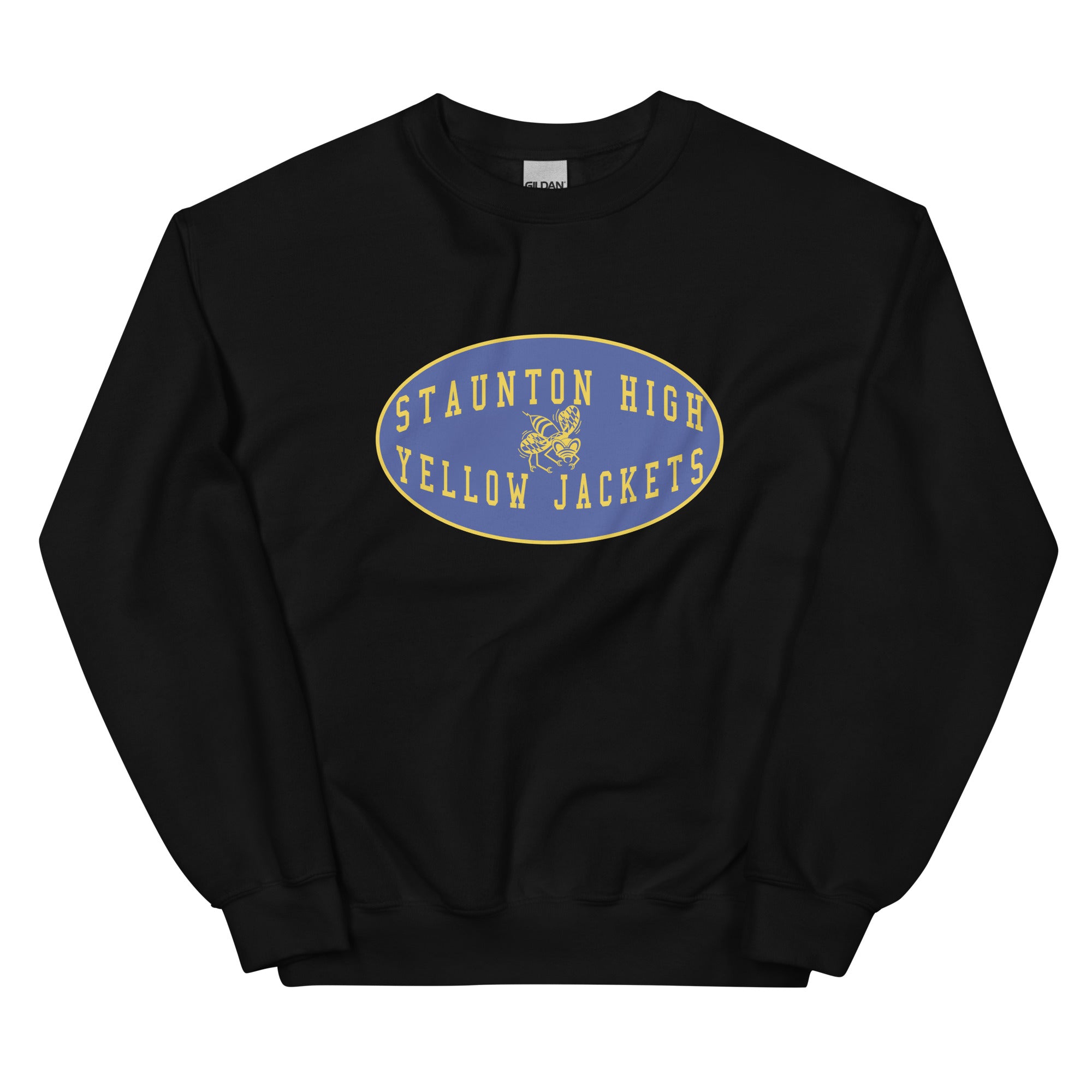 Staunton HS Yellow Jackets - mascot shield  -  Unisex Sweatshirt