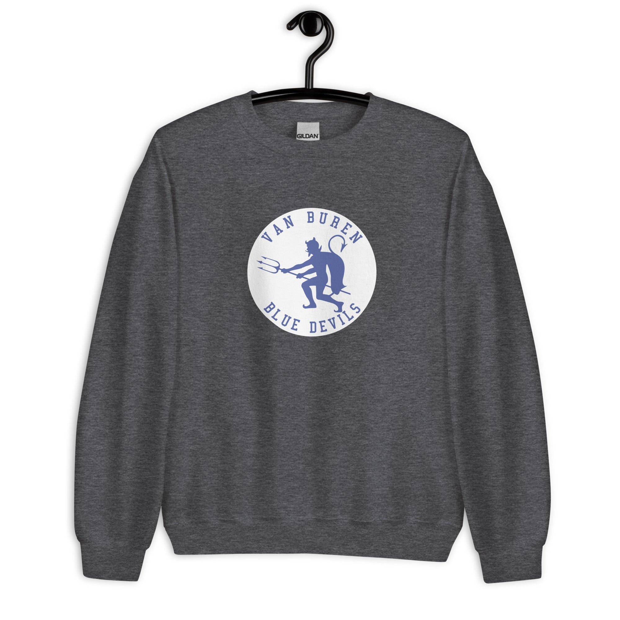 Van Buren HS Blue Devils - mascot design 2  -  Unisex Sweatshirt