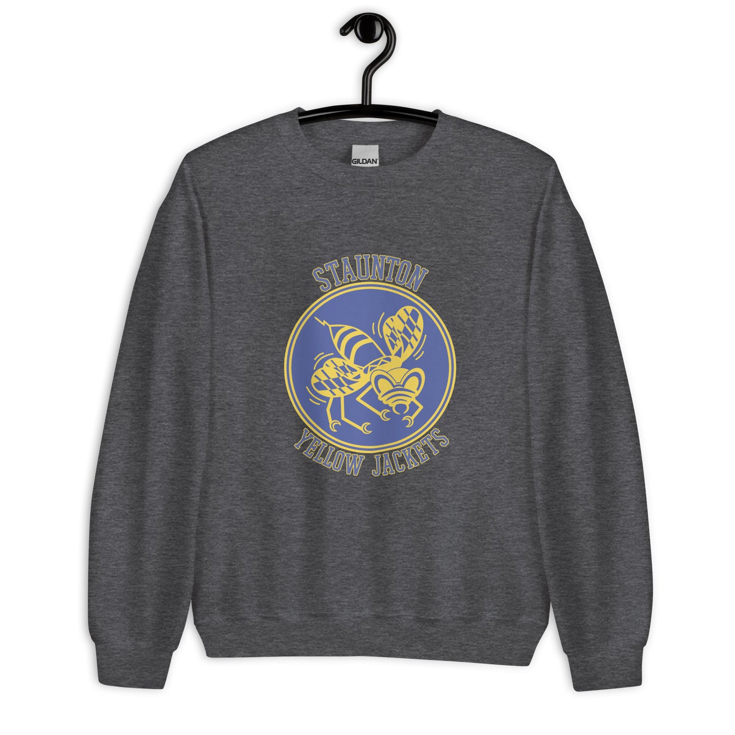 Staunton HS Yellow Jackets - center court design  -  Unisex Sweatshirt