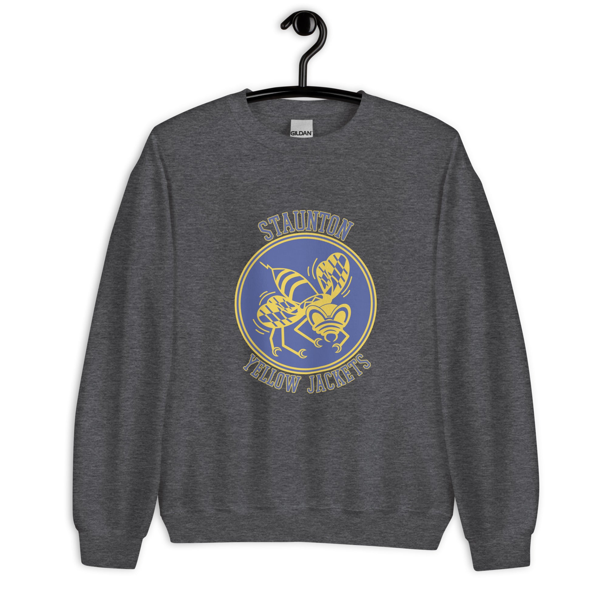 Staunton HS Yellow Jackets - center court design  -  Unisex Sweatshirt