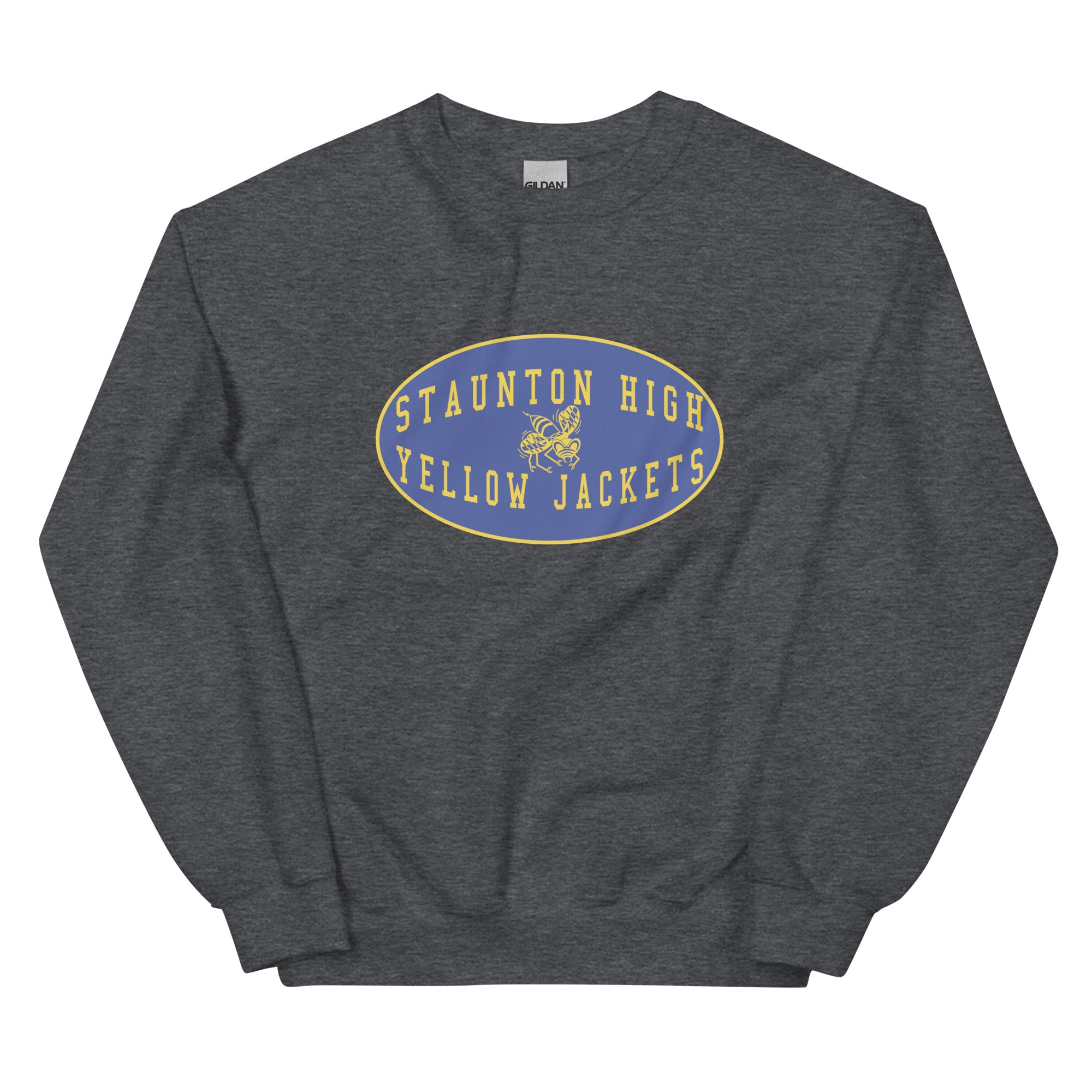 Staunton HS Yellow Jackets - mascot shield  -  Unisex Sweatshirt