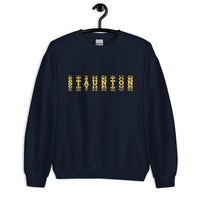 Staunton HS Yellow Jackets - faded text  -  Unisex Sweatshirt