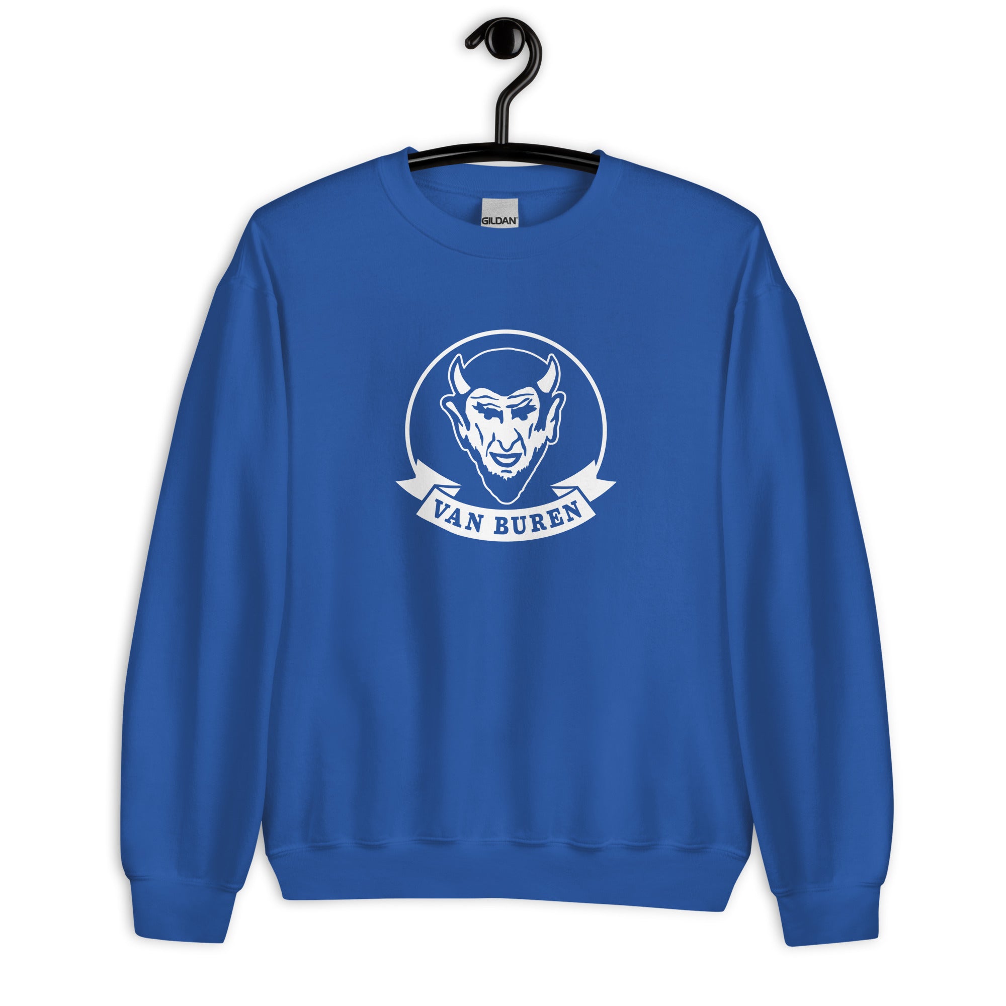 Van Buren HS Blue Devils - mascot design  -  Unisex Sweatshirt
