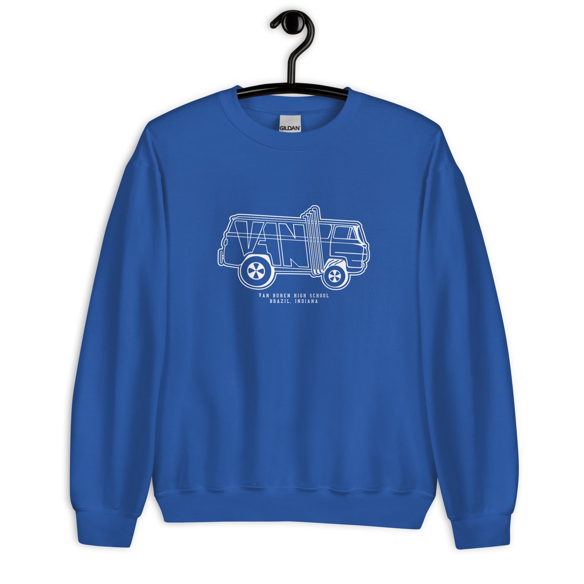 Van Buren HS Blue Devils - van design  -  Unisex Sweatshirt
