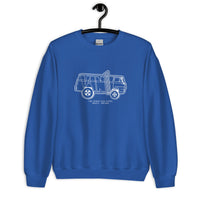 Van Buren HS Blue Devils - van design  -  Unisex Sweatshirt