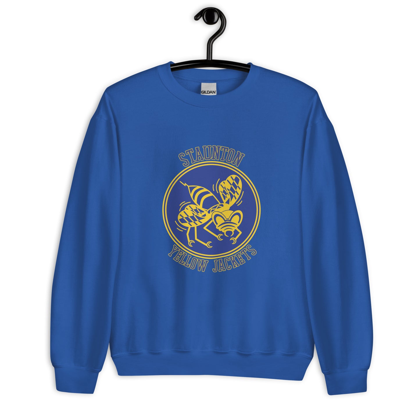 Staunton HS Yellow Jackets - center court design  -  Unisex Sweatshirt