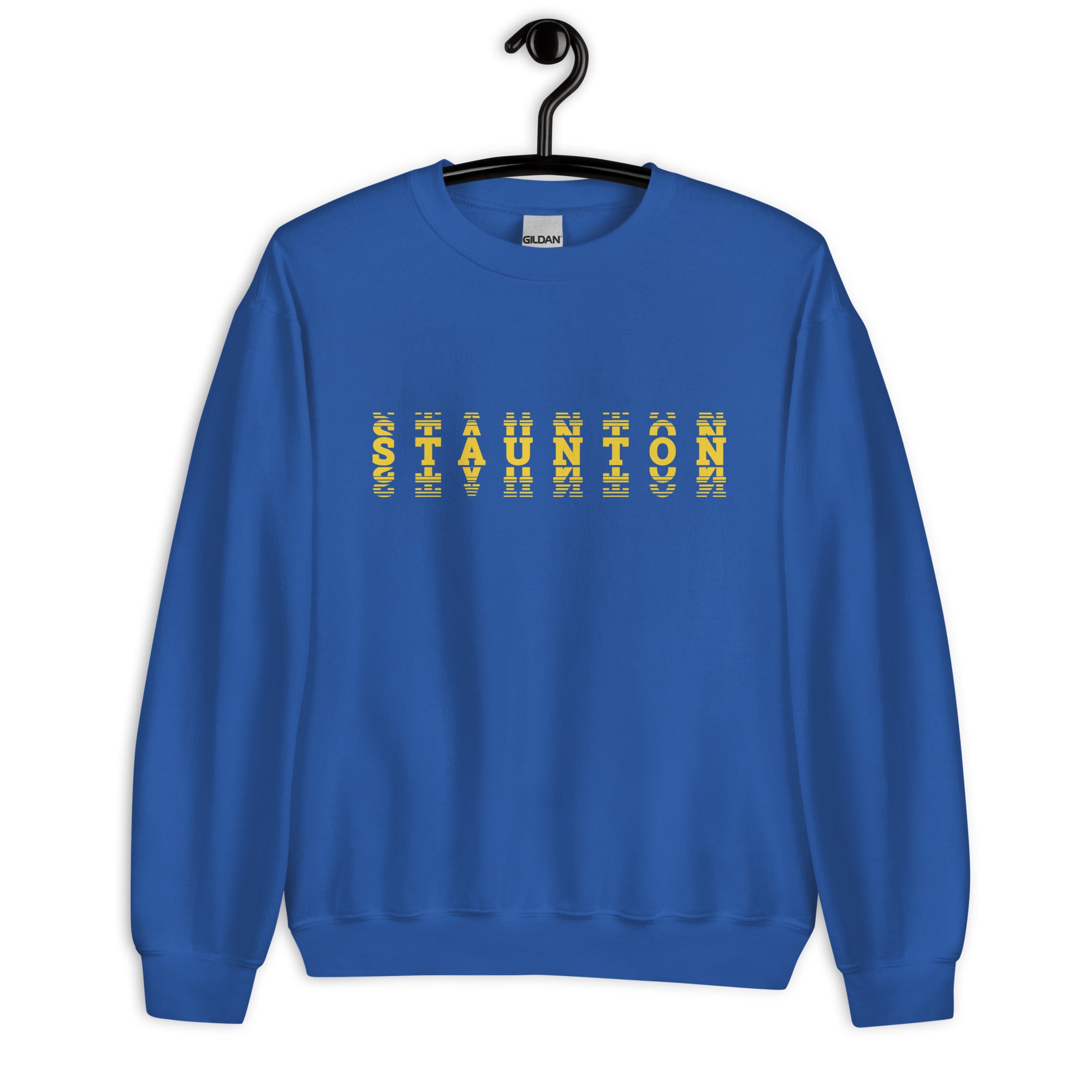 Staunton HS Yellow Jackets - faded text  -  Unisex Sweatshirt