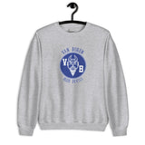 Van Buren HS Blue Devils - center court design  -  Unisex Sweatshirt