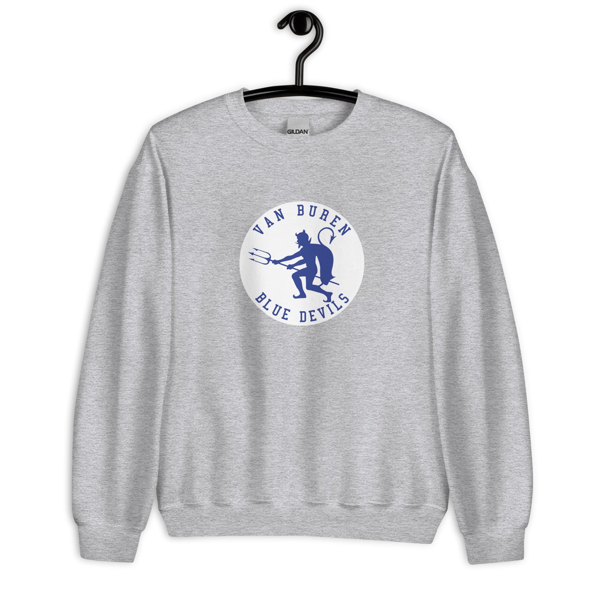 Van Buren HS Blue Devils - mascot design 2  -  Unisex Sweatshirt