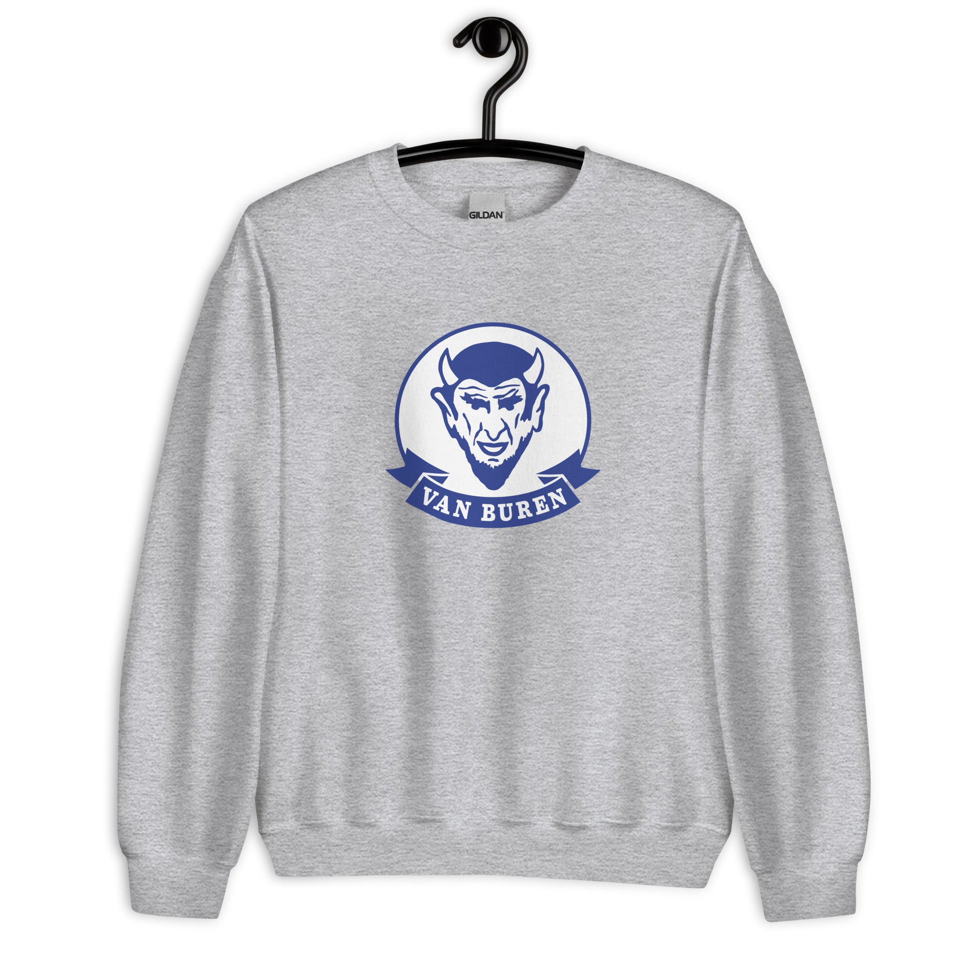 Van Buren HS Blue Devils - mascot design  -  Unisex Sweatshirt