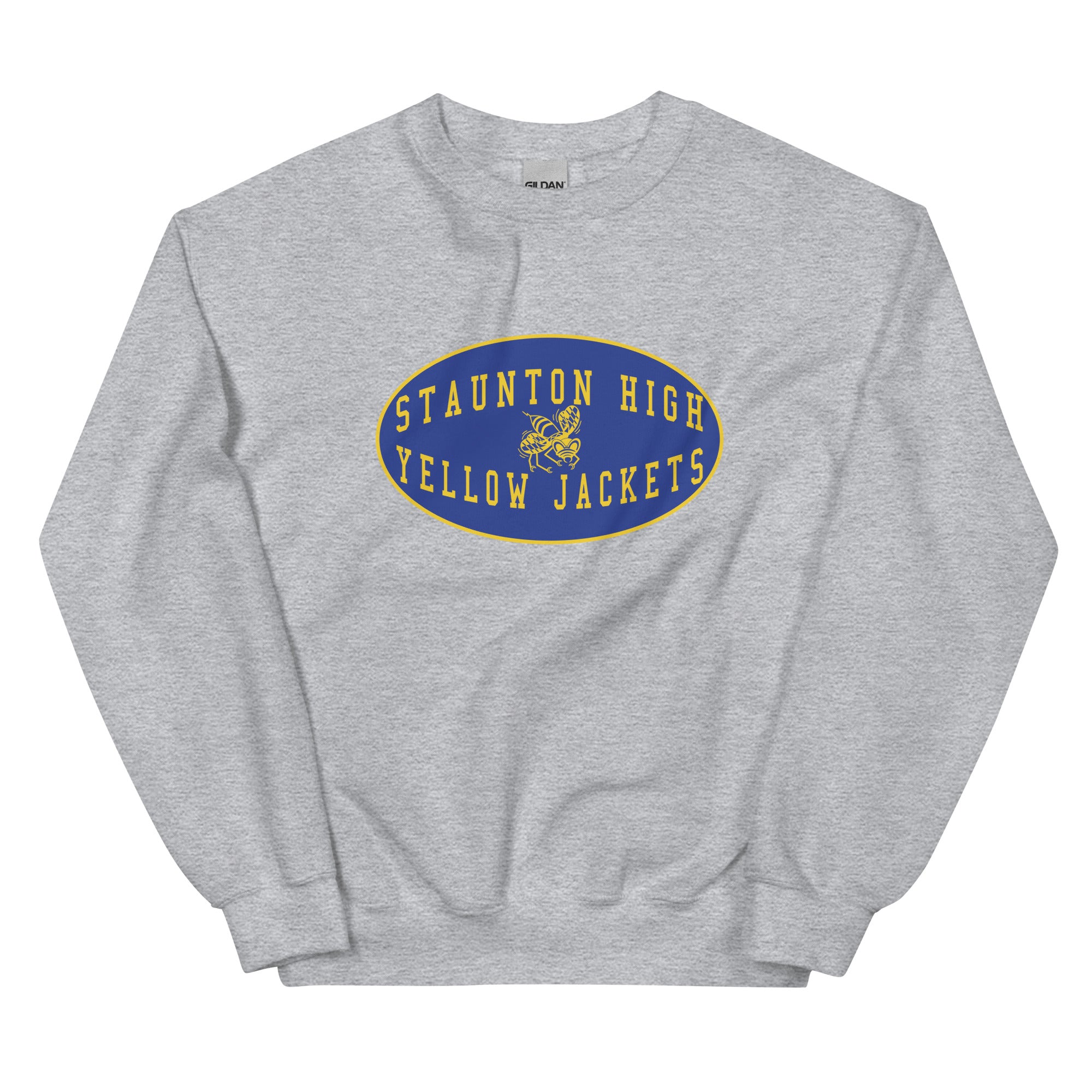Staunton HS Yellow Jackets - mascot shield  -  Unisex Sweatshirt