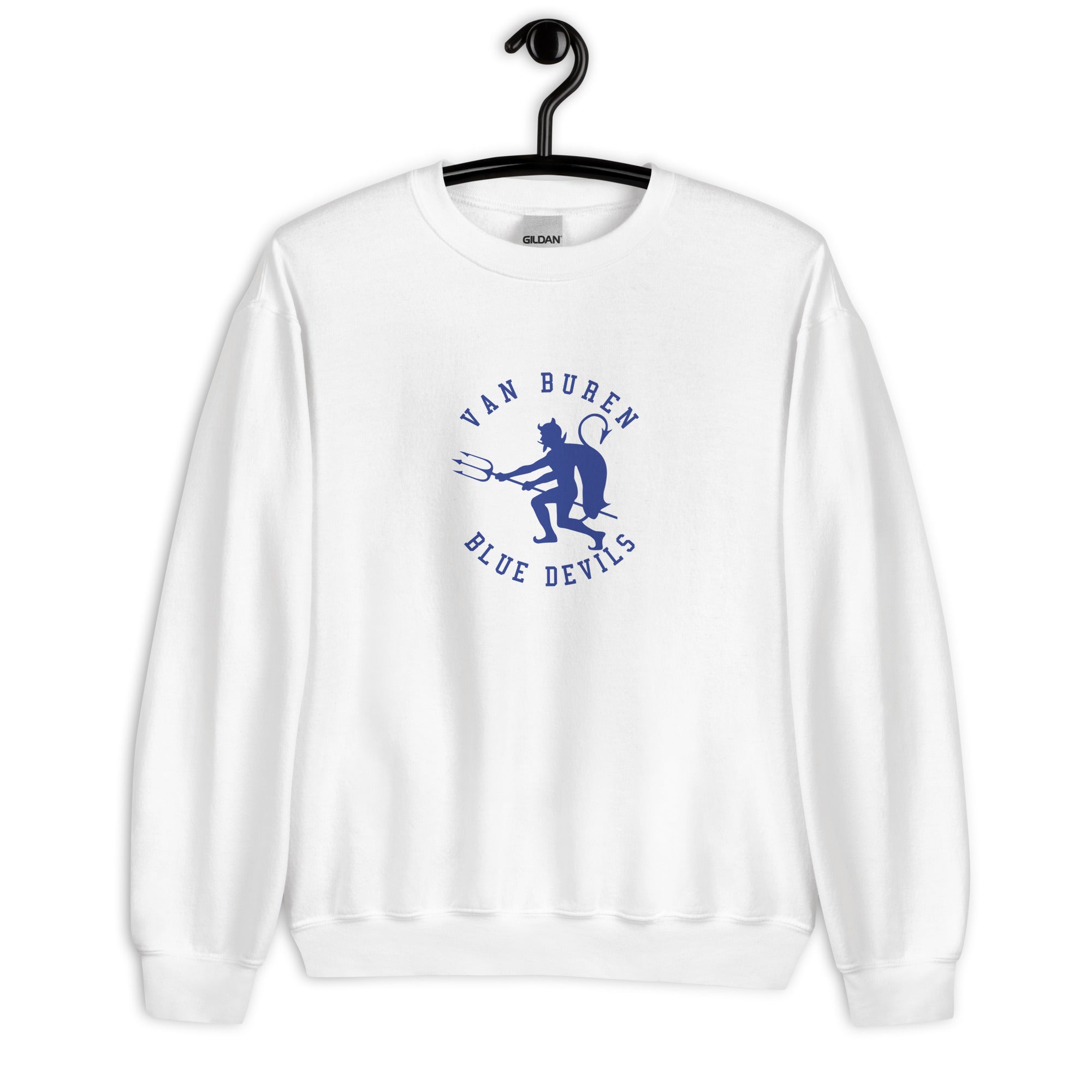 Van Buren HS Blue Devils - mascot design 2  -  Unisex Sweatshirt