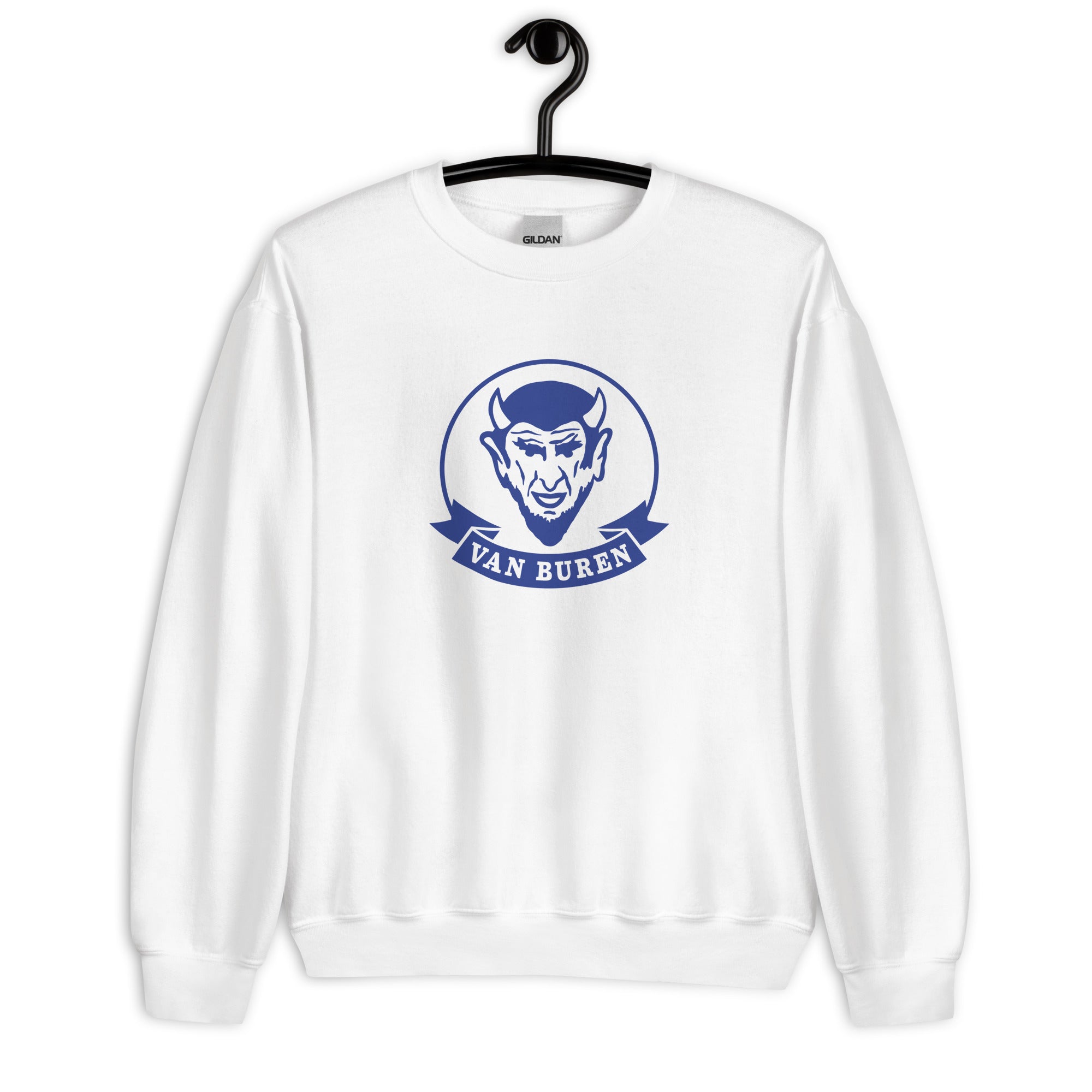 Van Buren HS Blue Devils - mascot design  -  Unisex Sweatshirt