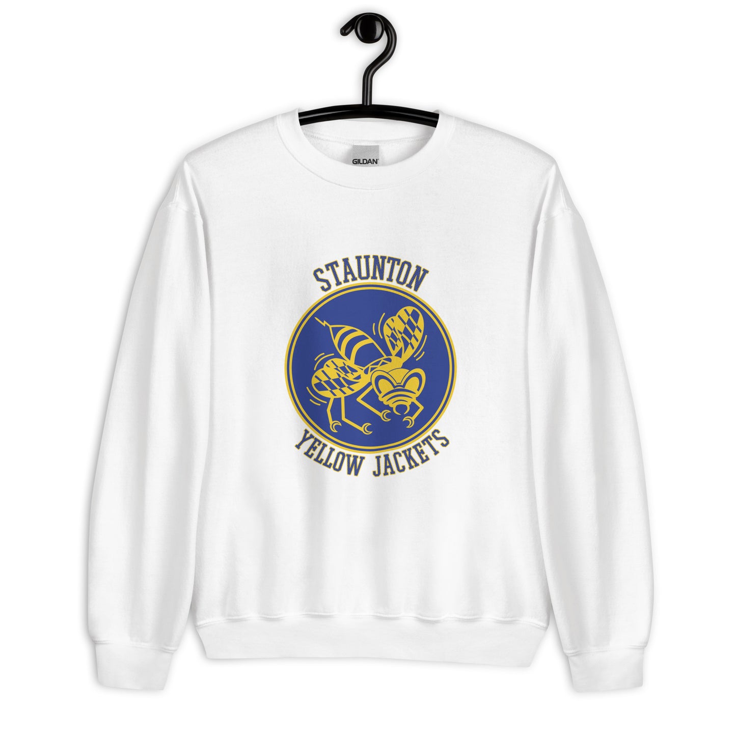 Staunton HS Yellow Jackets - center court design  -  Unisex Sweatshirt