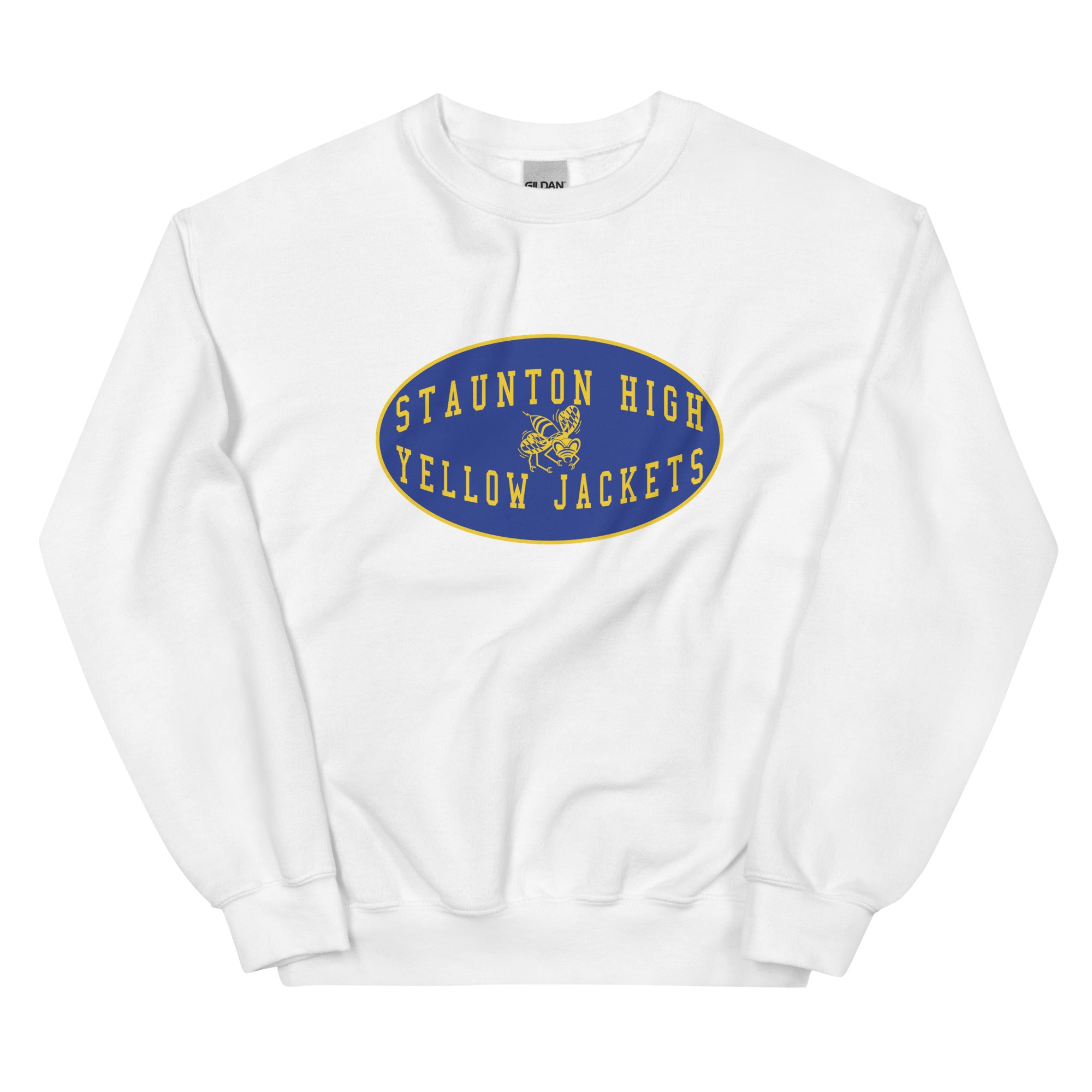 Staunton HS Yellow Jackets - mascot shield  -  Unisex Sweatshirt