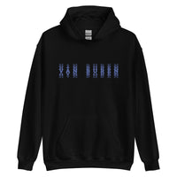 Van Buren HS Blue Devils - faded text  -  Unisex Hoodie