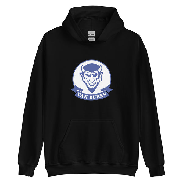 Van Buren HS Blue Devils - mascot design  -  Unisex Hoodie