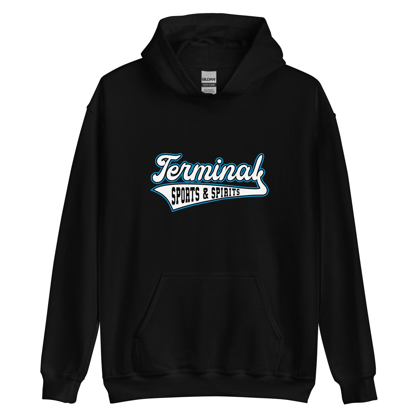 Terminal Sports & Spirits - Terre Haute Indiana - sports logo design  -  Unisex Hoodie