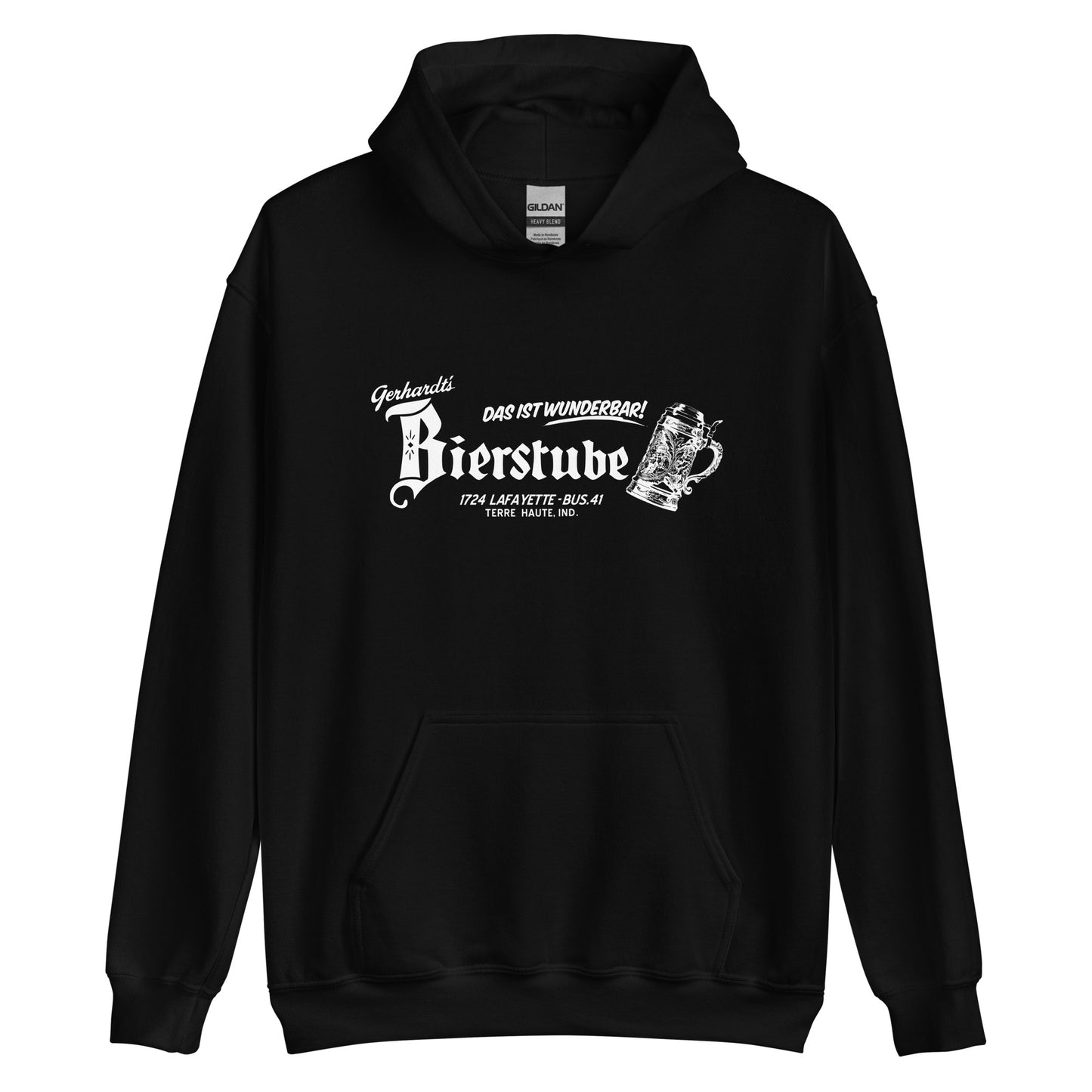 Gerhardt's Bierstube - Terre Haute Indiana  -  Unisex Hoodie