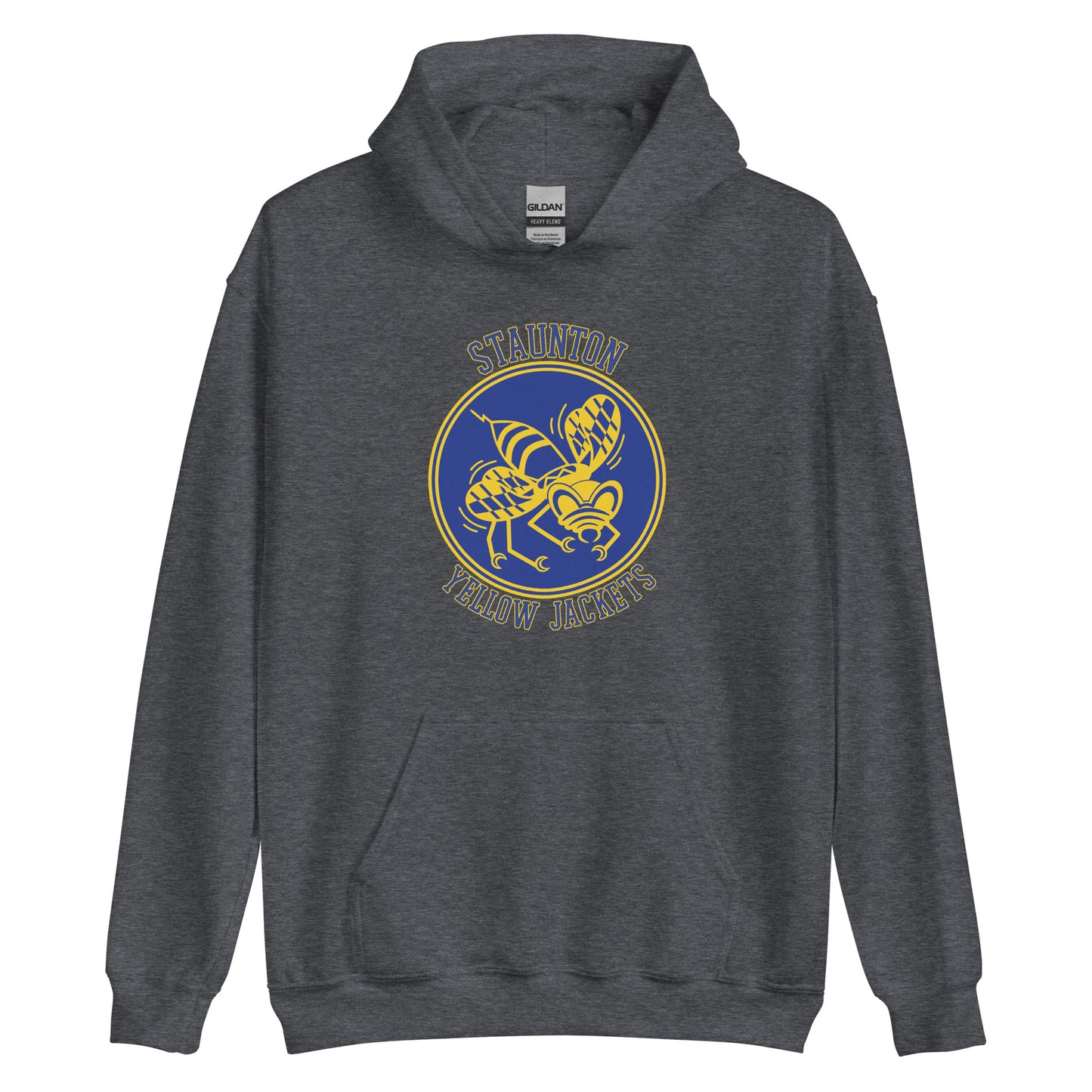 Staunton HS Yellow Jackets - center court design  -  Unisex Hoodie