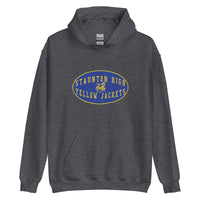 Staunton HS Yellow Jackets - mascot shield  -  Unisex Hoodie