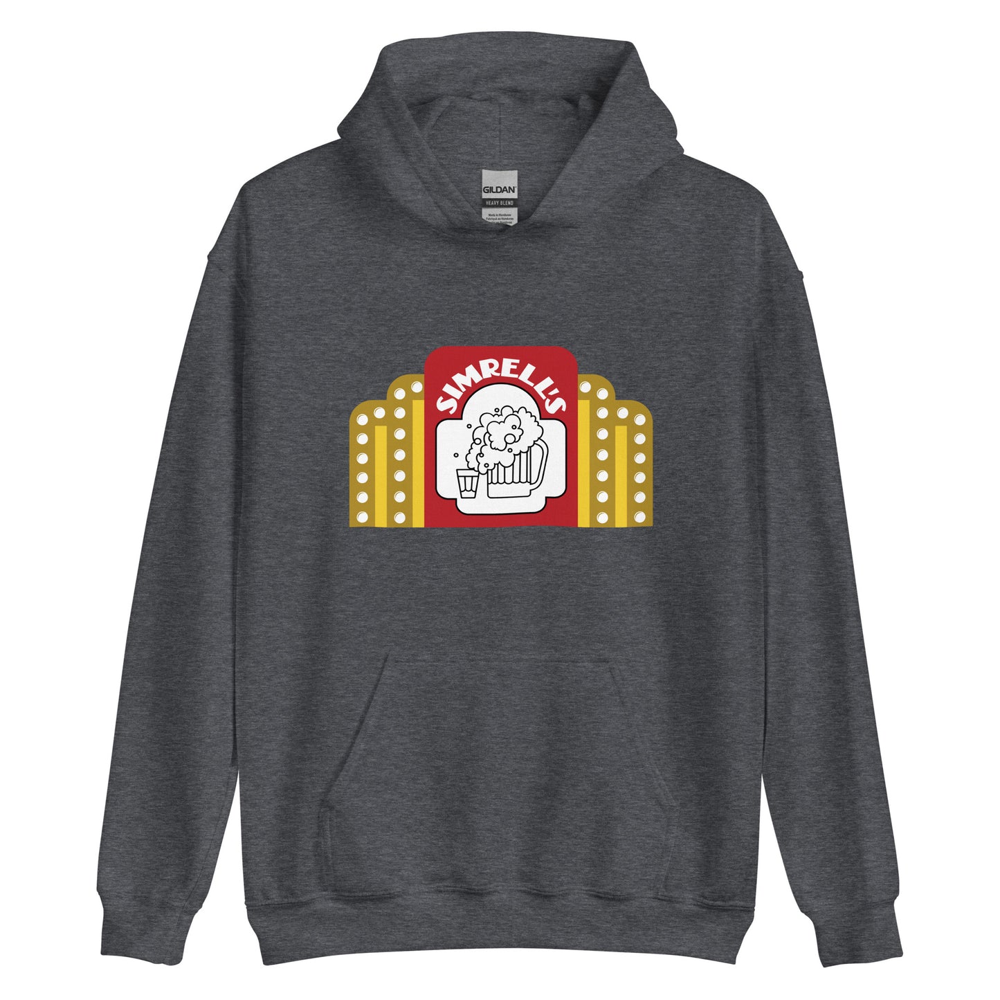 Simmrell's Bar - sign design - Terre Haute Indiana  -  Unisex Hoodie