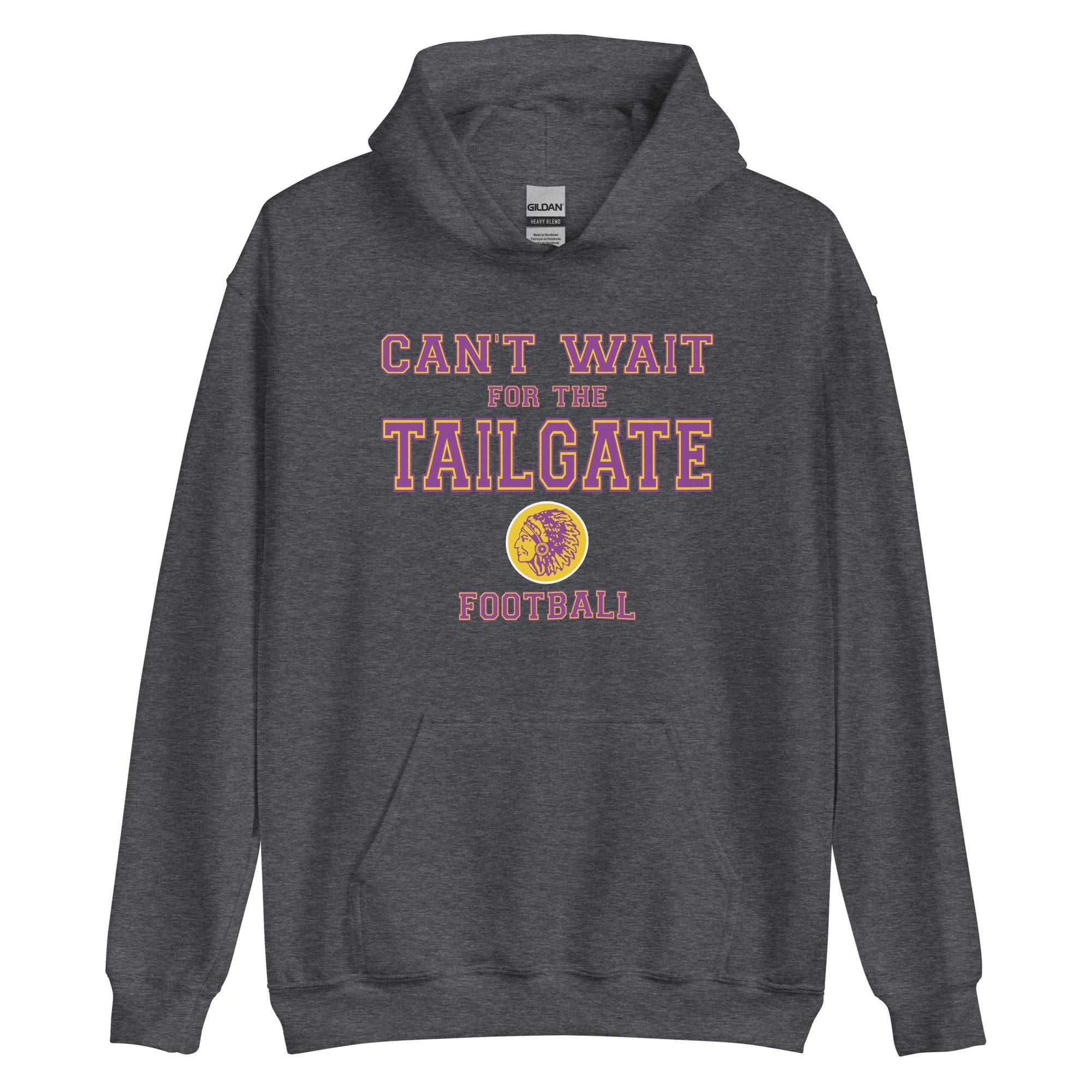 Casey-Westfield HS Warriors - Tailgate (purple/yellow)  -  Unisex Hoodie