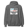 A Ring Brings Pizza - Sign - Terre Haute Indiana - Unisex Hoodie