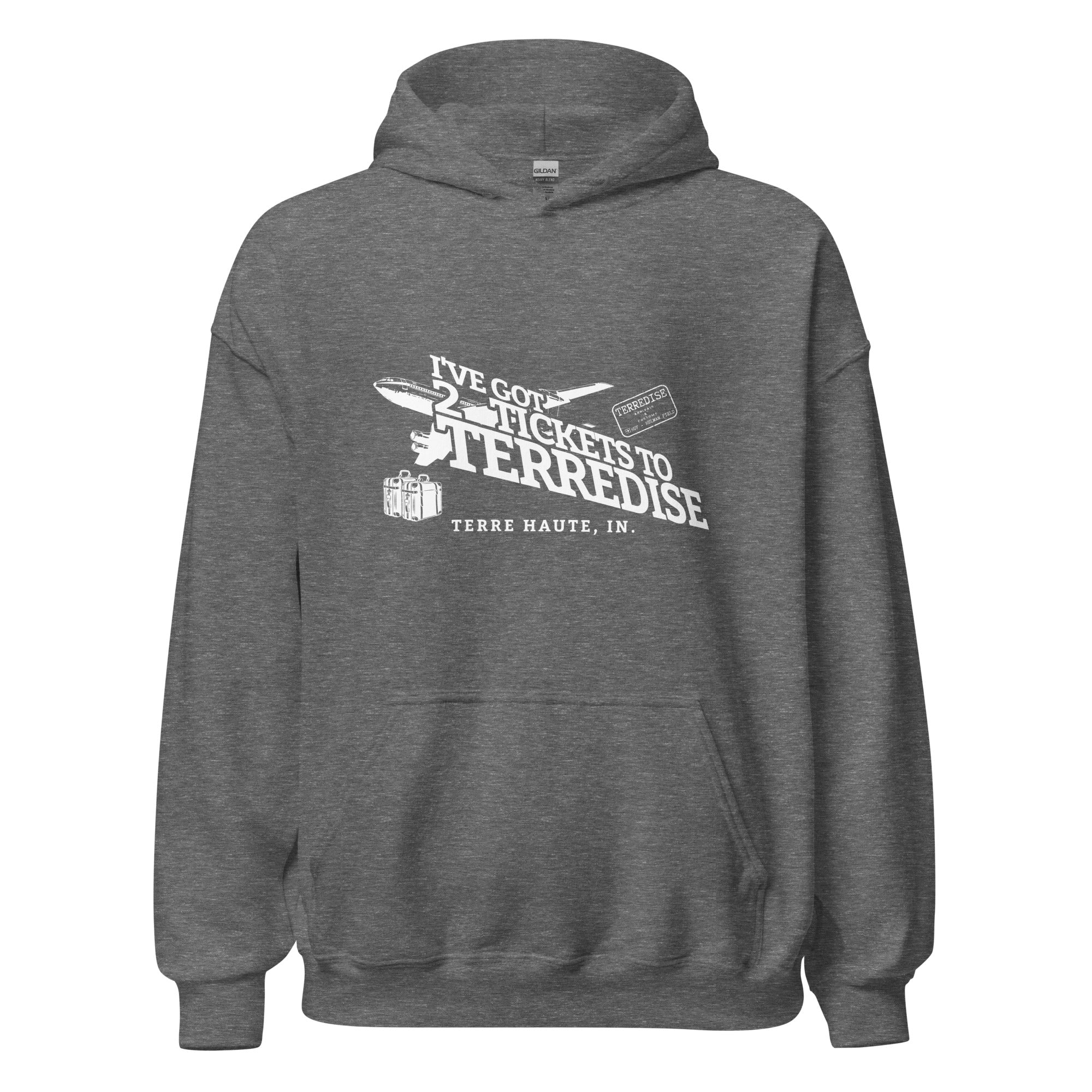 2 Tickets to Terredise Hoodie - Terre Haute Paradise - EdgyHaute